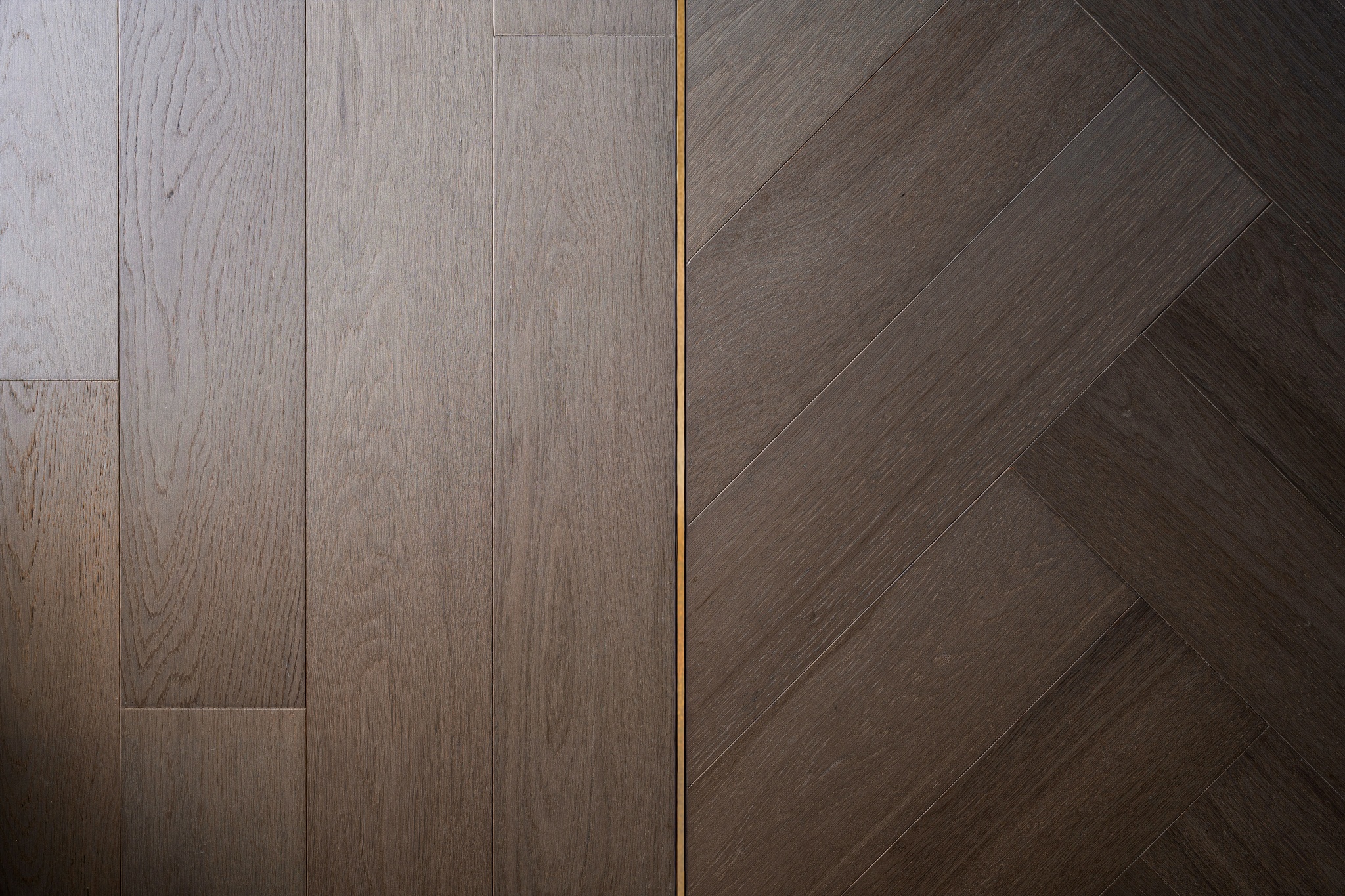 Modern luxury timber floor, herringbone, Danau Villa, Malaysia