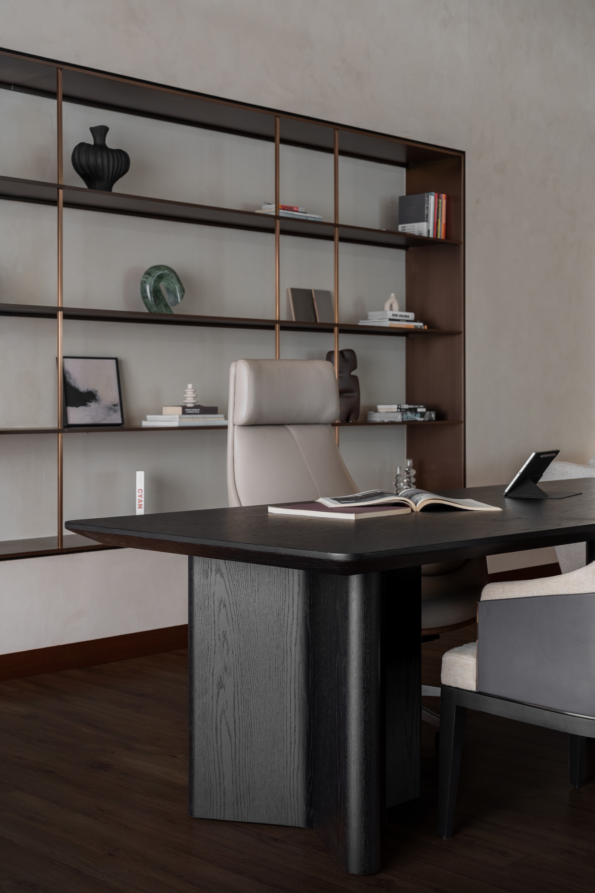 Modern luxury minimal study room interior design, Setiajaya, Kuala Lumpur